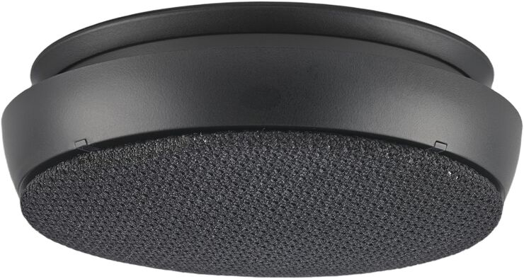 Røgalarm optisk 10 cm Sort