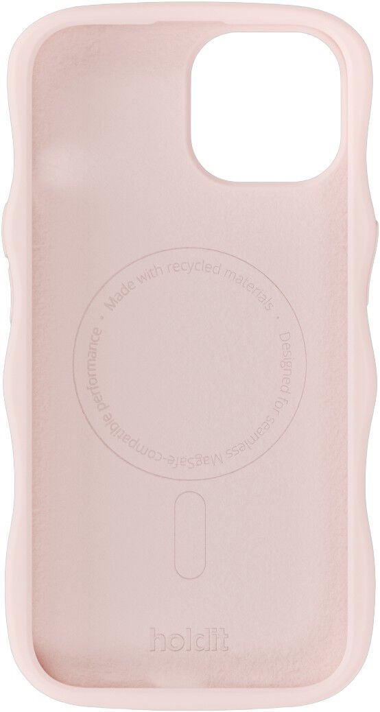 Wavy Silicone MagSafe Cpt IPH17e/16e/15/14/13 Ballerina Pink