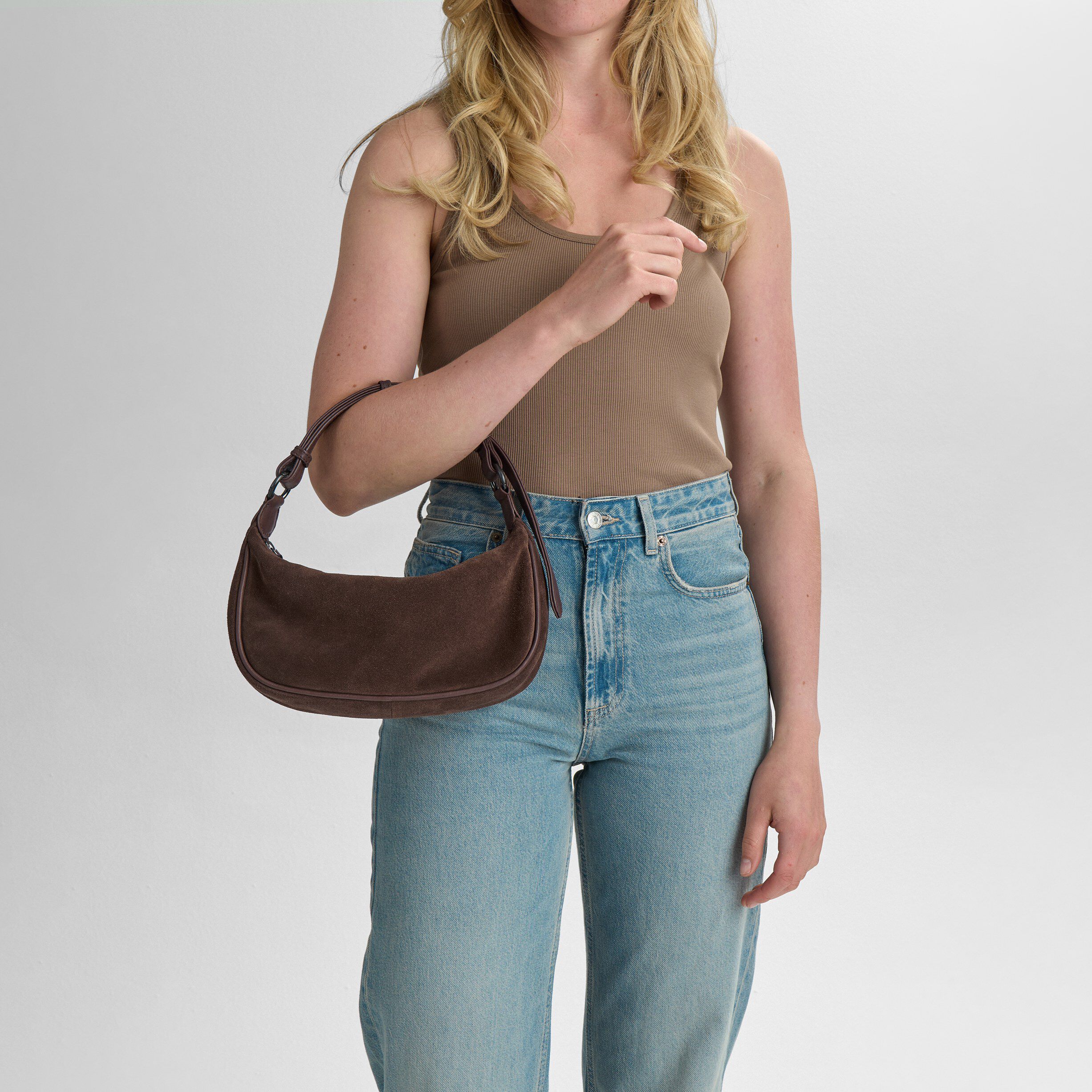 Mini Musembg Bag, Suede