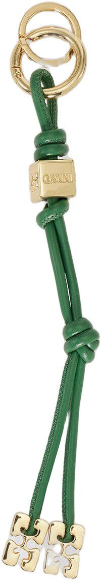 Ganni Bou Keyring Metallic