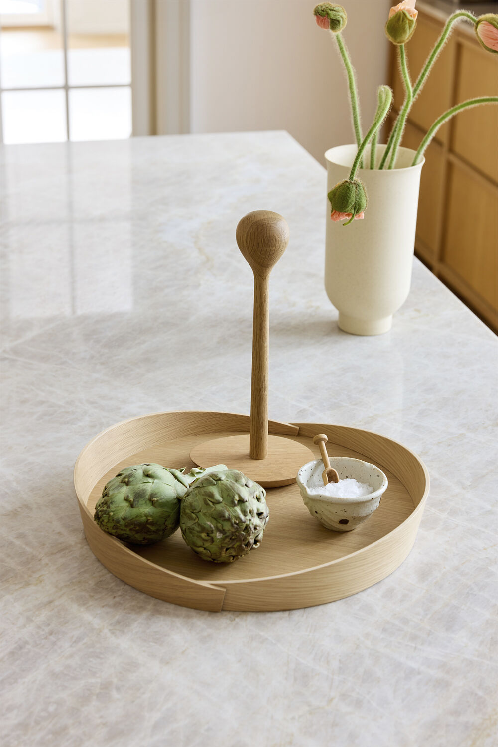 V1 Kamma K&oslash;kkenrulleholder R7B Copenhagen, eg, natur, 31,5 x