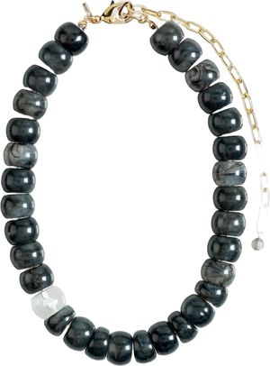 ECLIPSE necklace grey/gold-plated