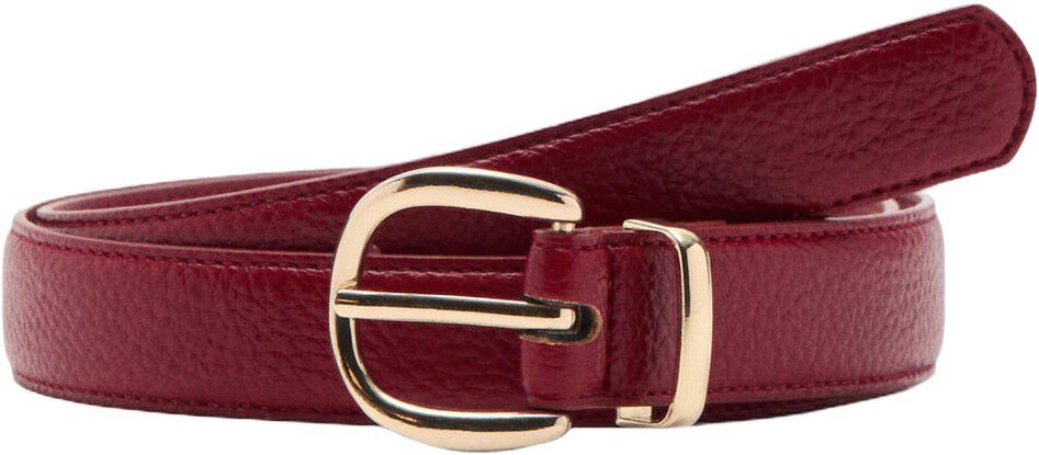 Oval buckle belt