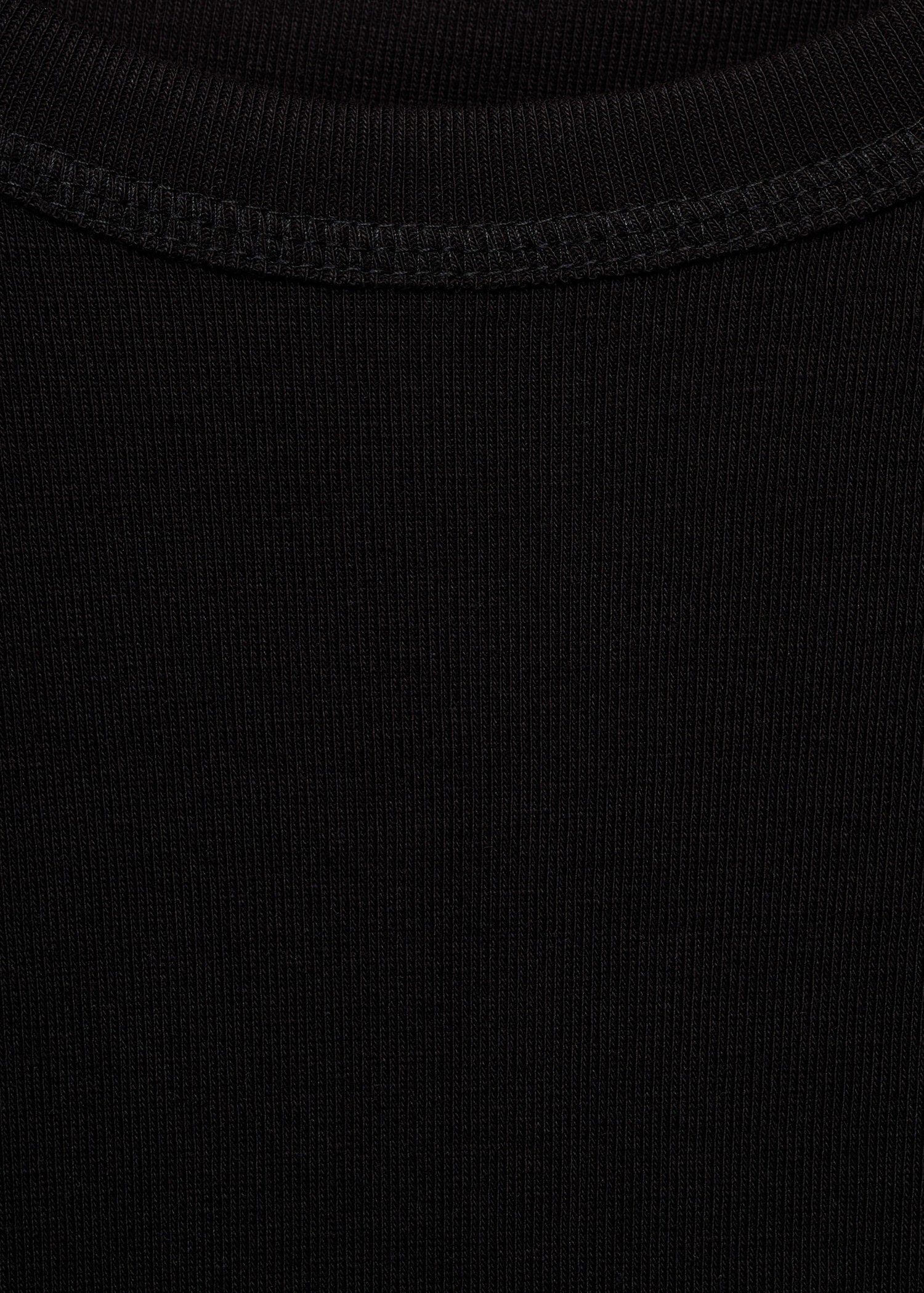 Long sleeve cotton t-shirt