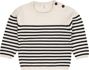 KNITTED STRIPED SAILOR JUMPER