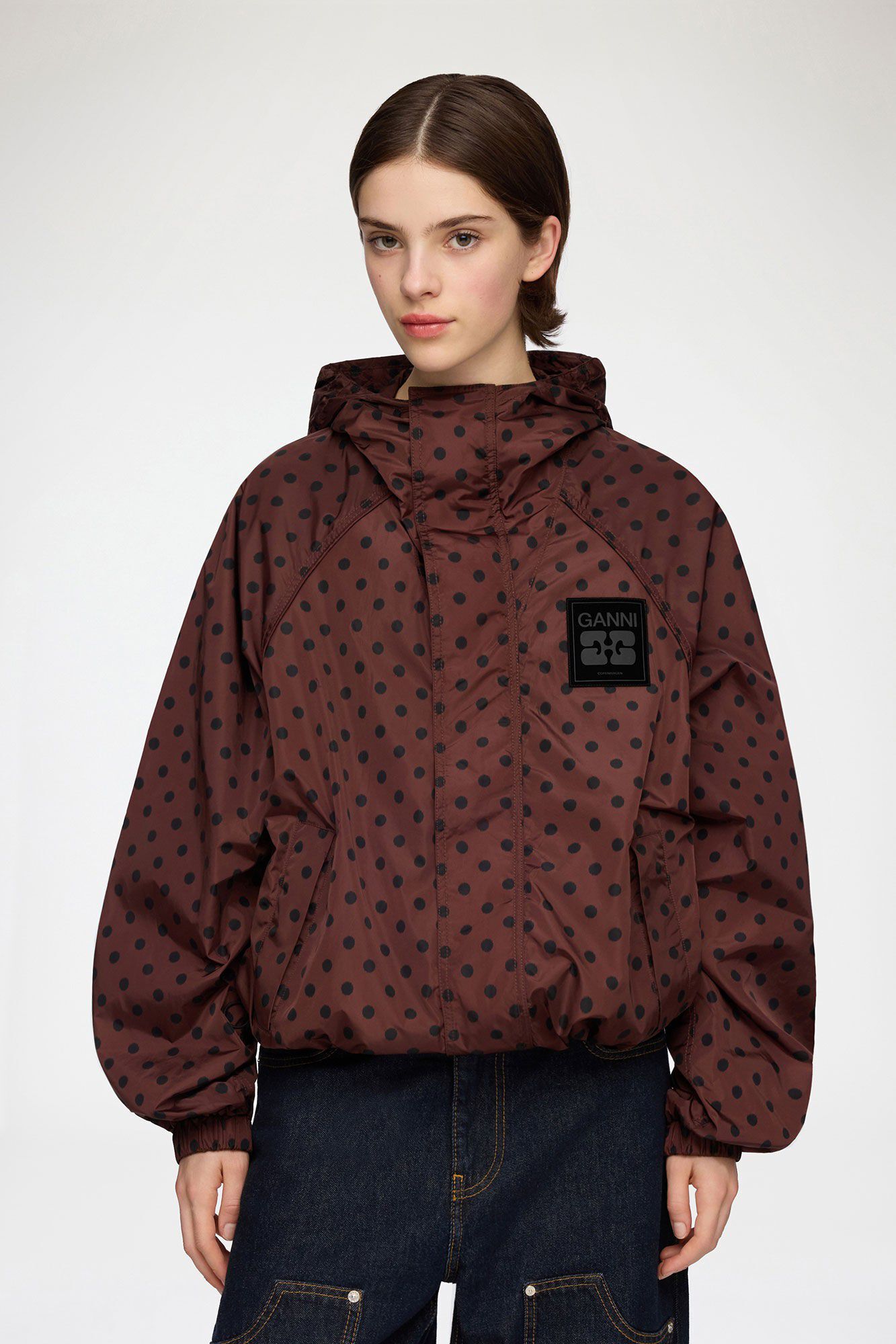 Printed Flyweight Nylon Jacket