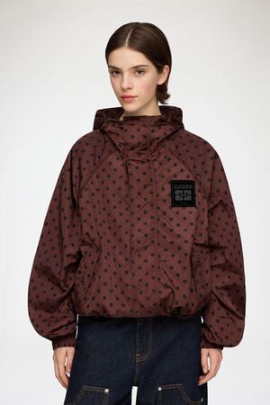 Printed Flyweight Nylon Jacket