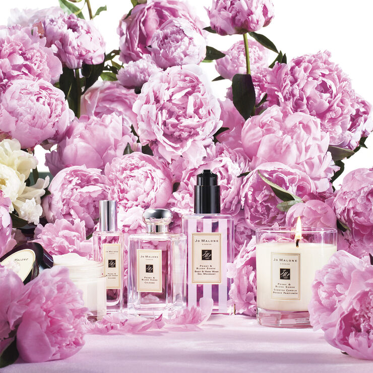 Peony & Blush Suede Scented Classic Candle