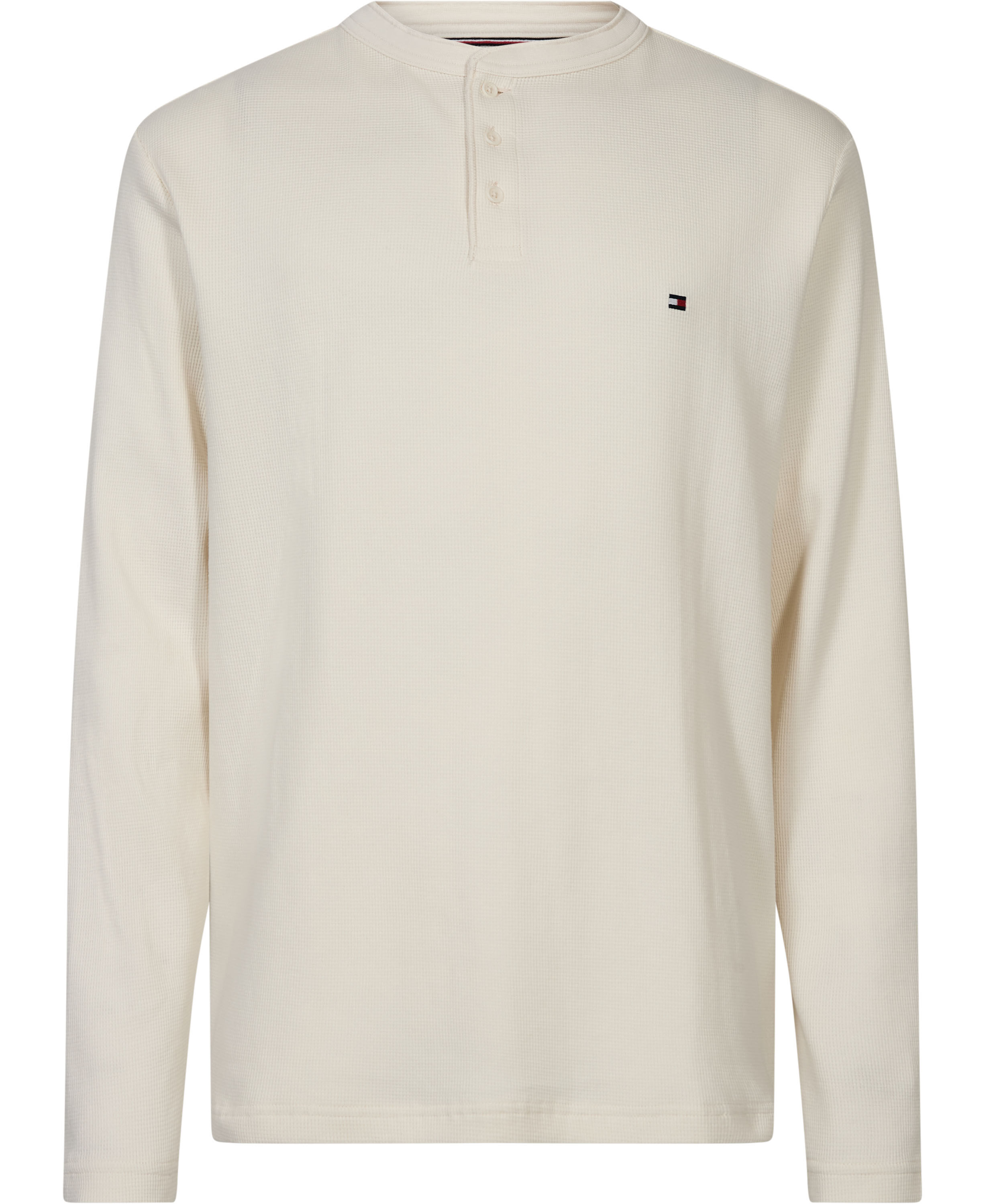 WAFFLE TEXTURE LONGSLEEVE HENLEY
