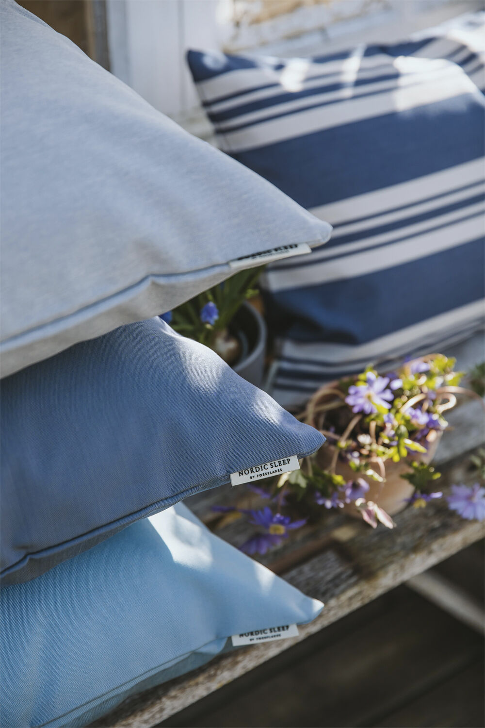 Fossflakes udend&oslash;rspude 50x50 cm. Bl&aring;