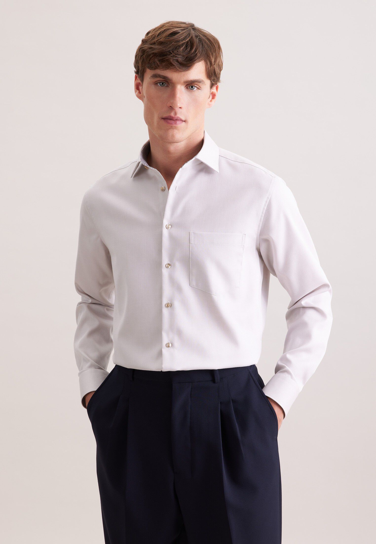 Business shirt Regular 1/1 Kent-Collar Structure