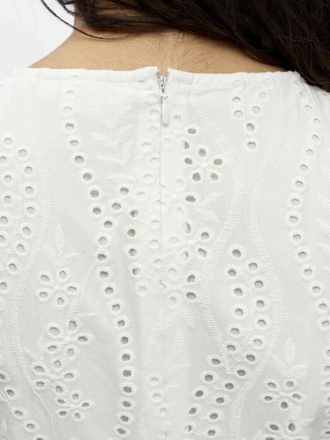 OBJJOVANNA S/L LO O-NECK LONG DRESS