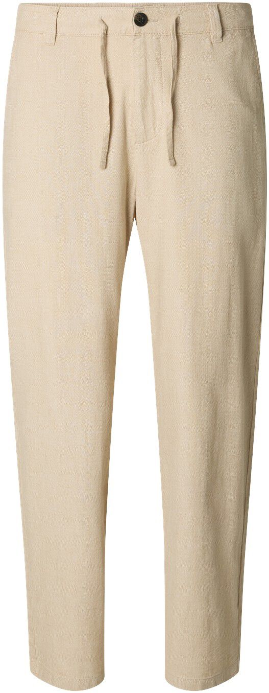 SLH220-LOOSE BRODY LINEN BLD PANT N