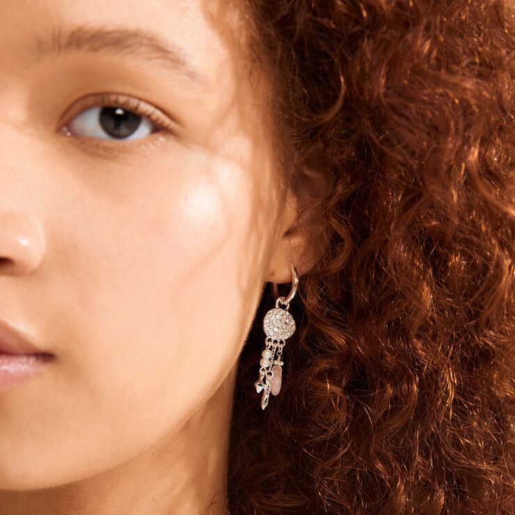 SHIFT hoop øreringe sølvbelagt