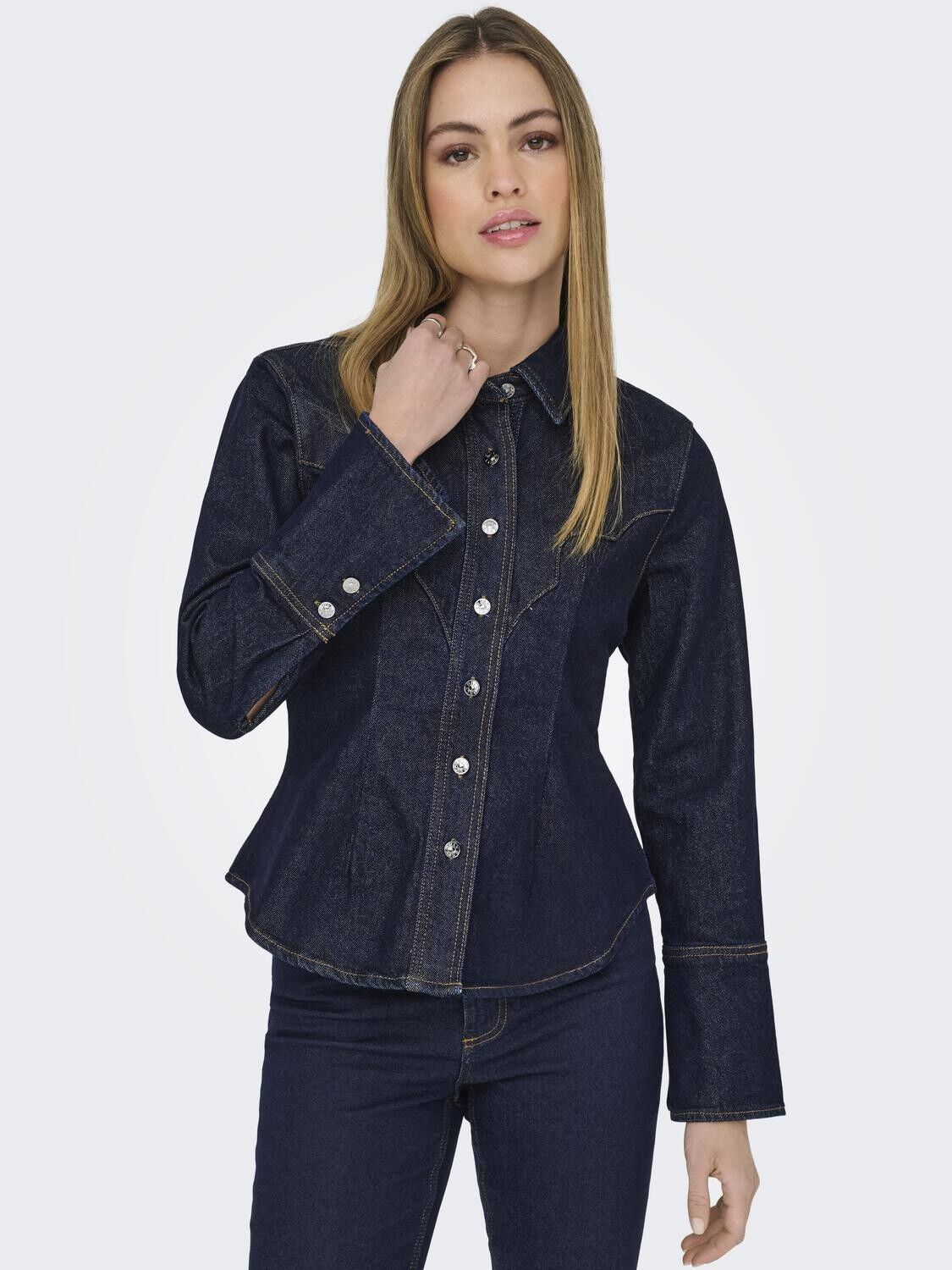 ONLPERLA LS WESTERN DNM SHIRT MAE