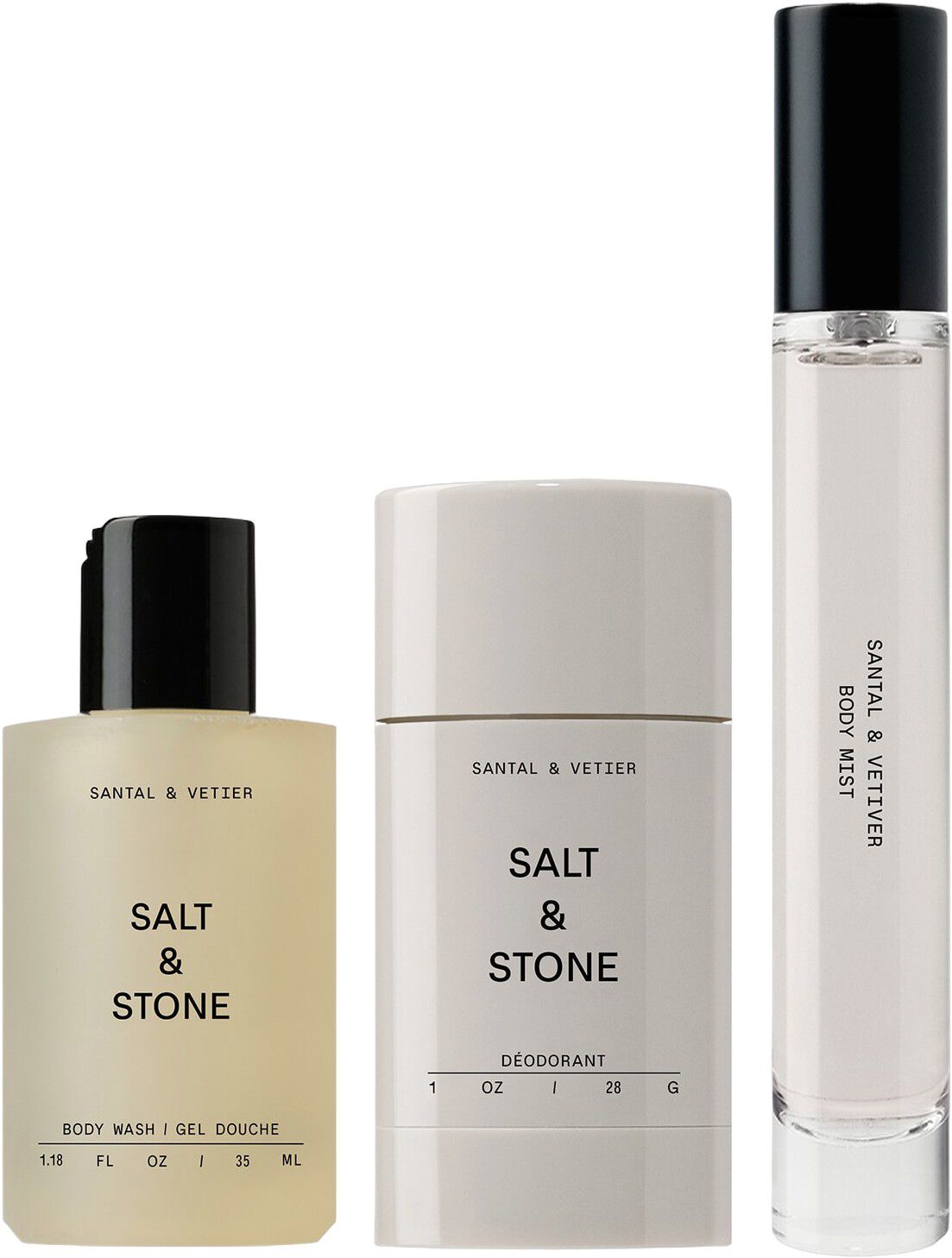 Mini Discovery Trio - Sandeltr&aelig; & Vetiver