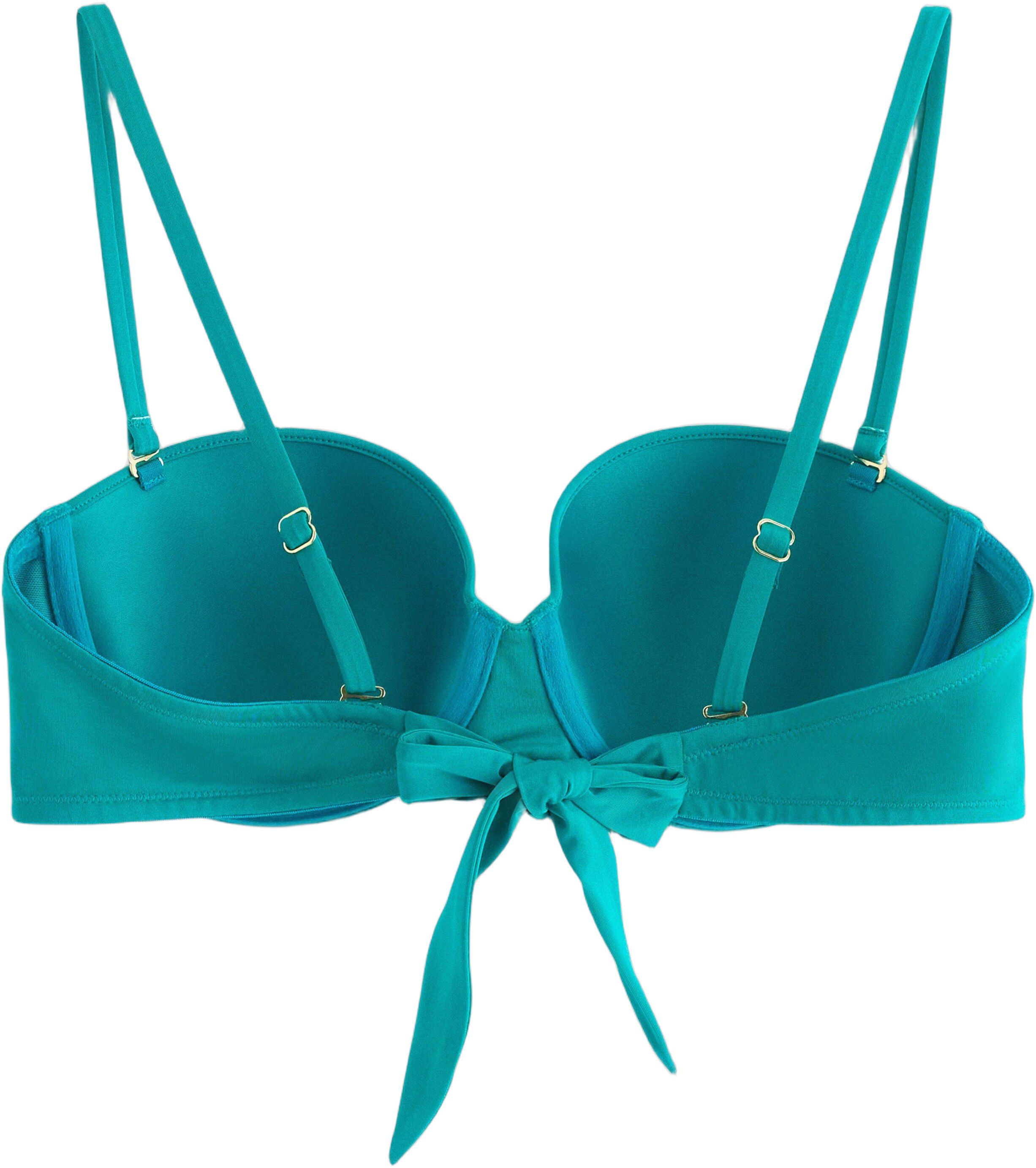 Vatteret balconette bikini-bh med b&oslash;jle