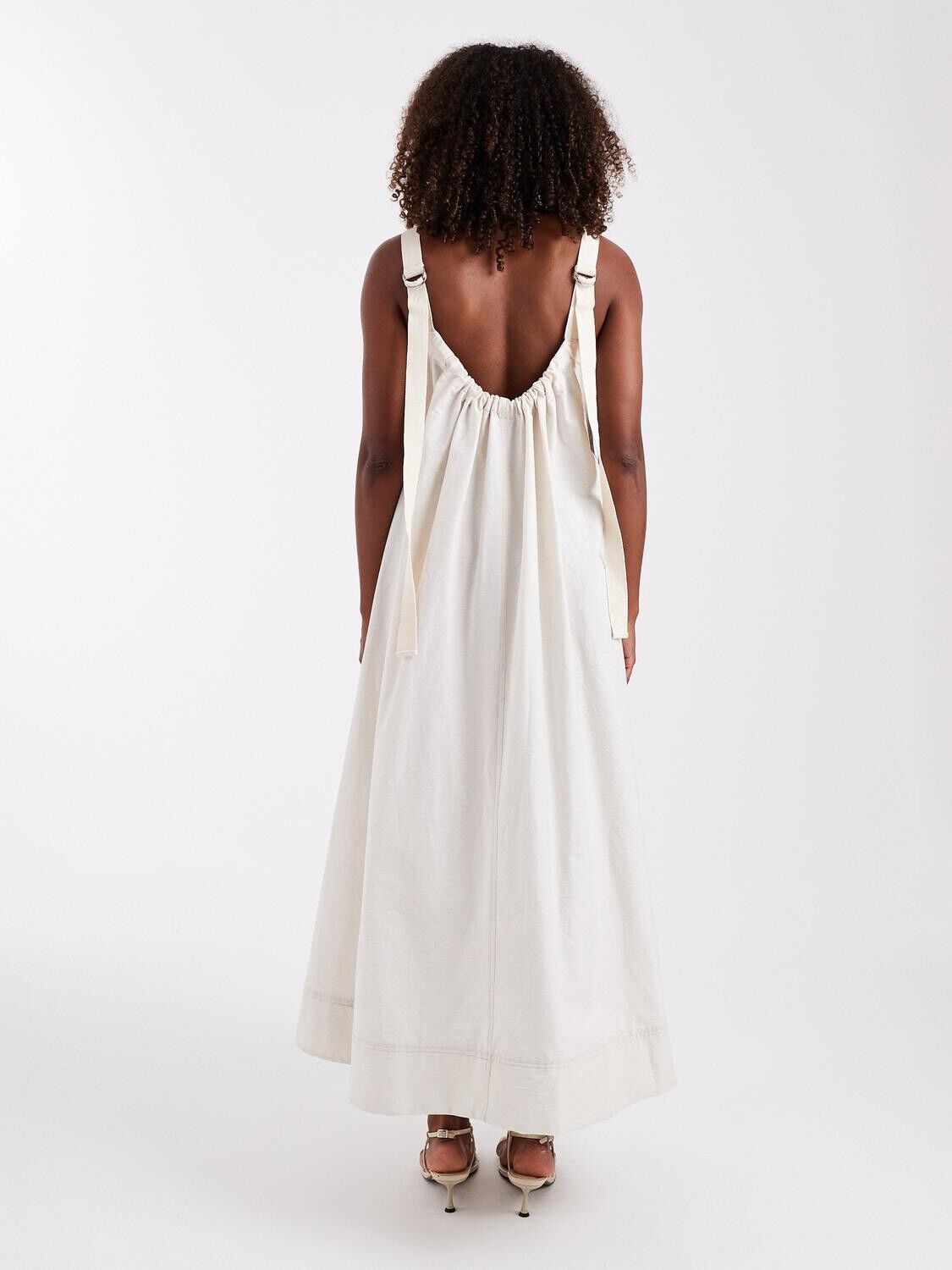 TSSELENA OPEN BACK MAXI DRESS WVN
