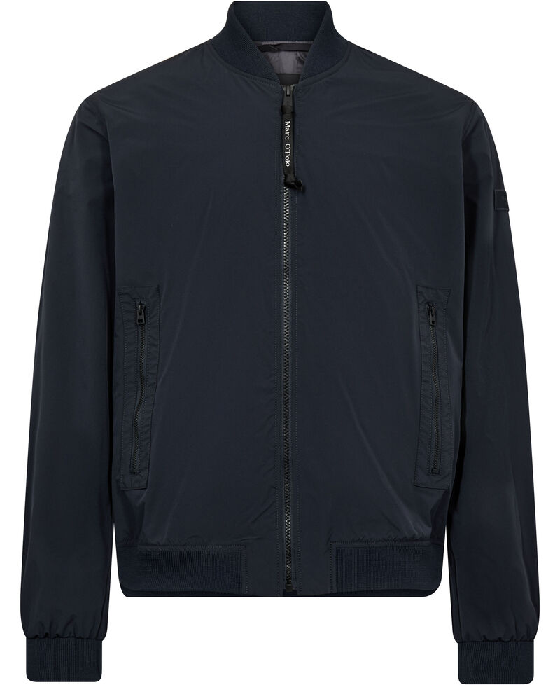 Jacket, Bomber Collar, Knitted Hem