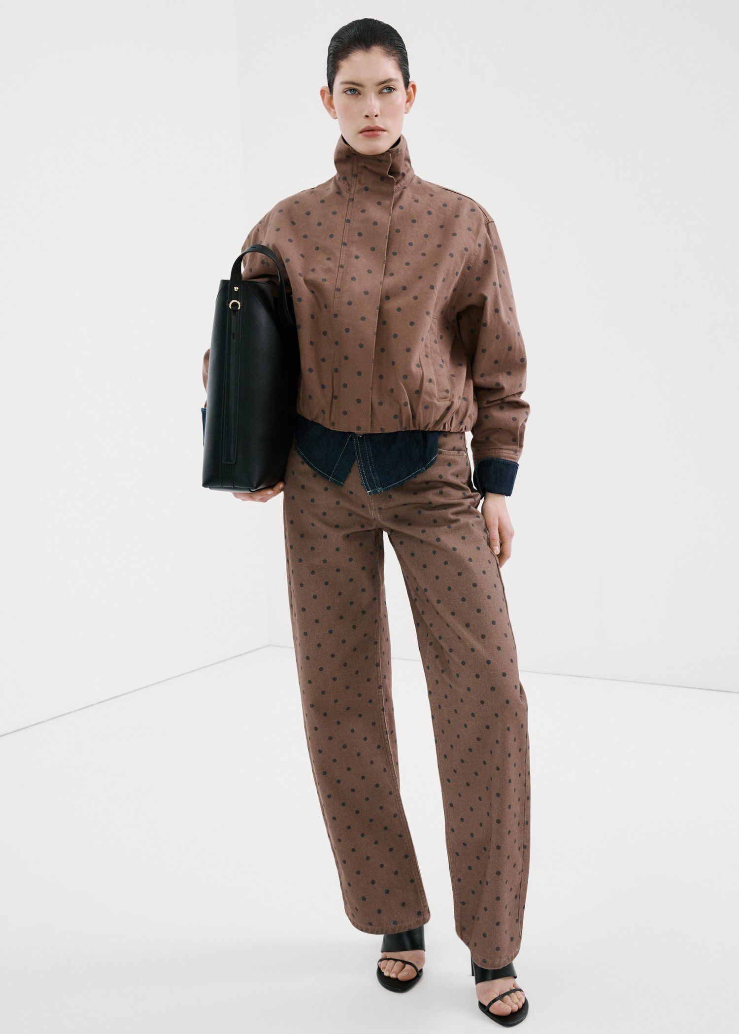 Polka dot balloon jeans