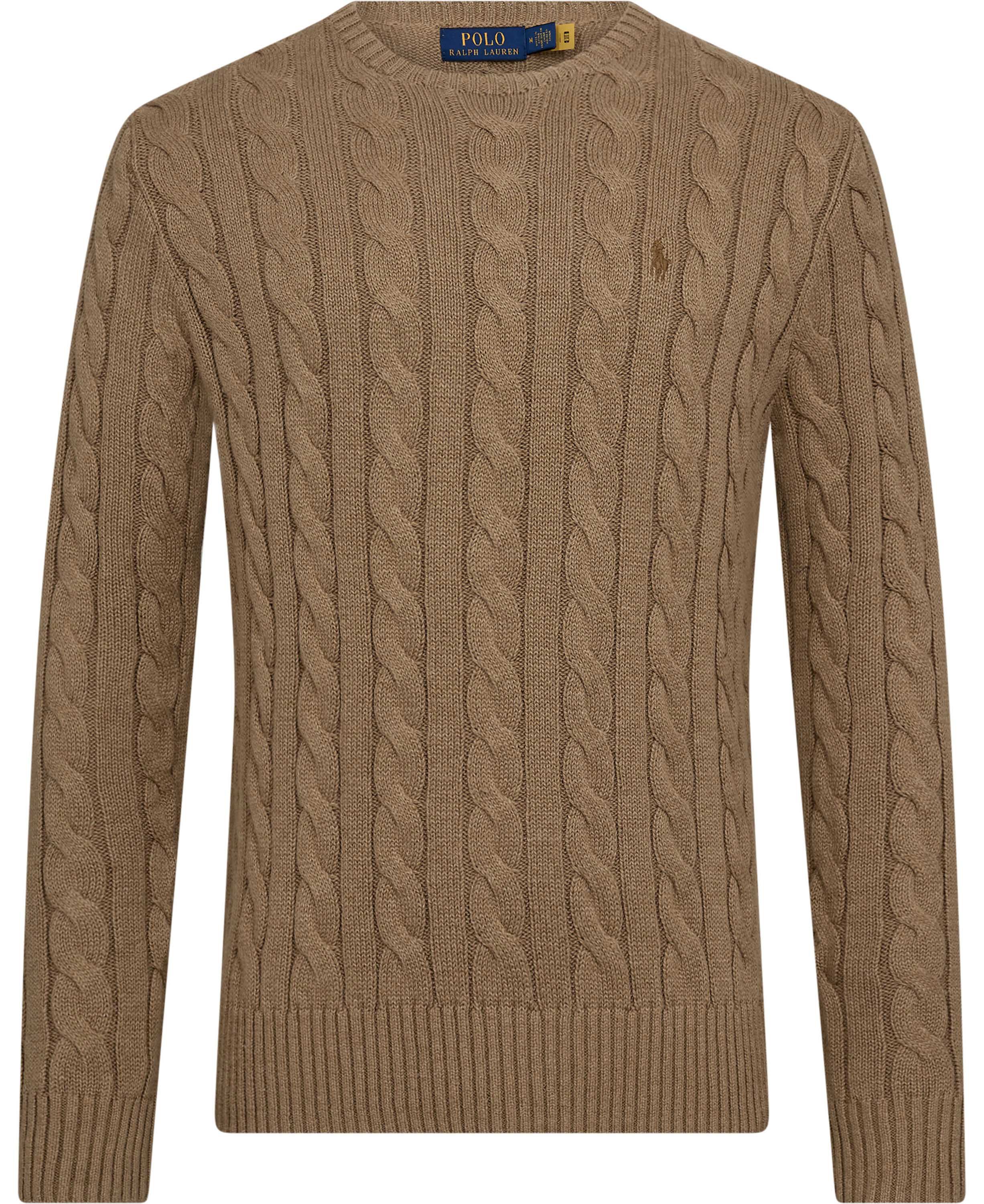 Cable-Knit Cotton Sweater