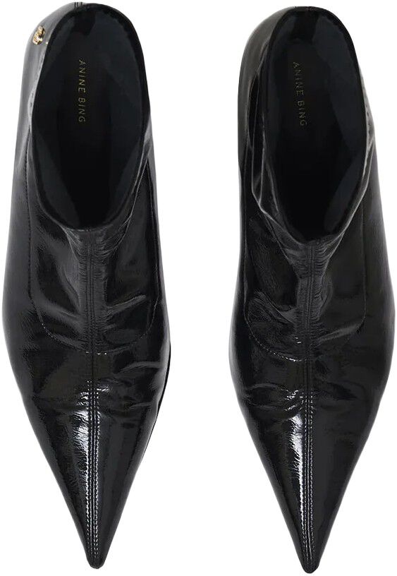 HILDA BOOTS - HIGH-SHINE BLACK