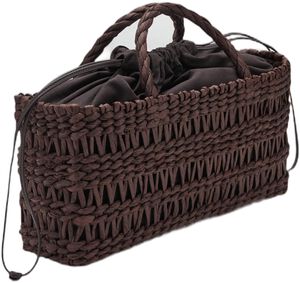 Medium natural fibre tote bag