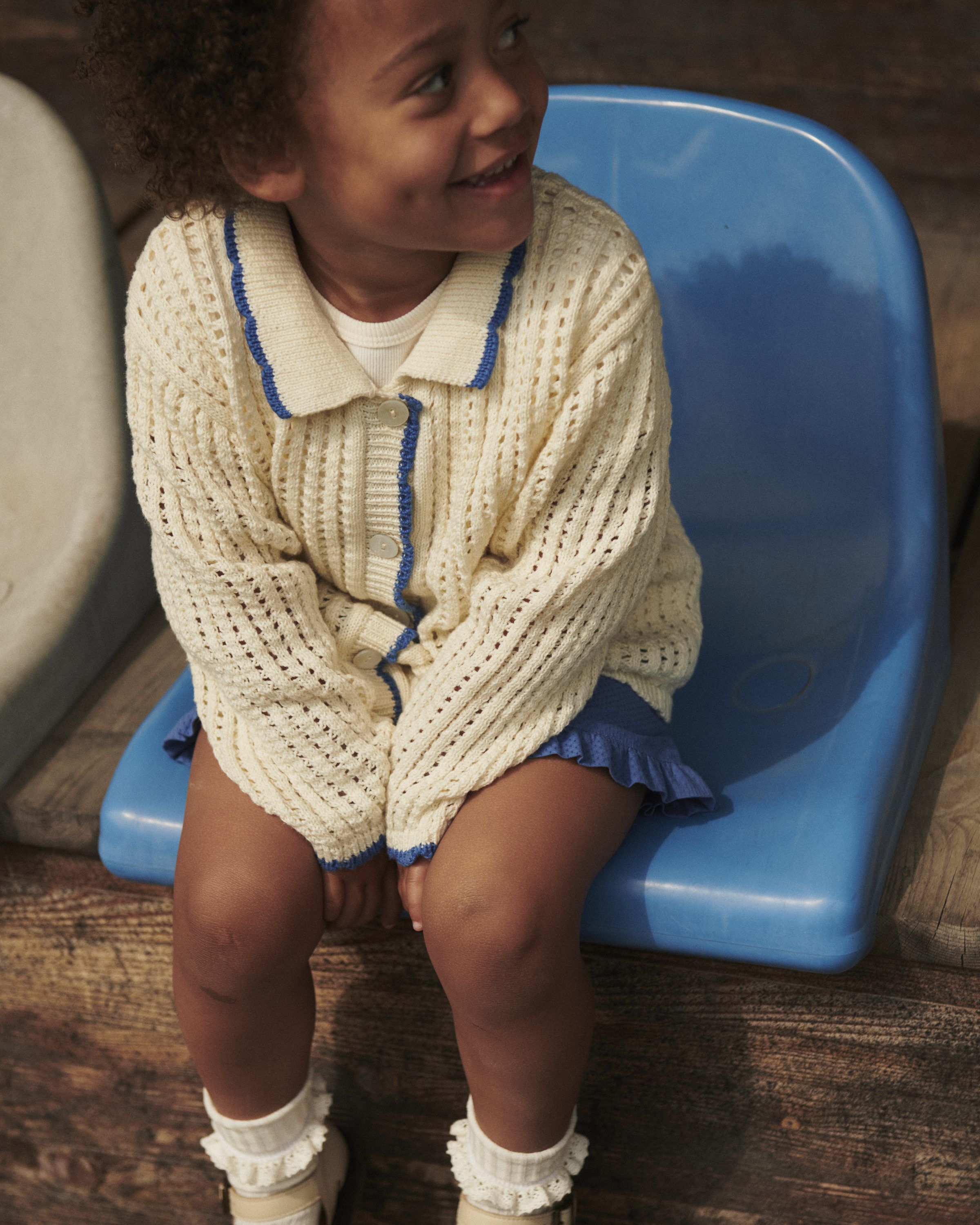 CROCHET LS CARDIGAN