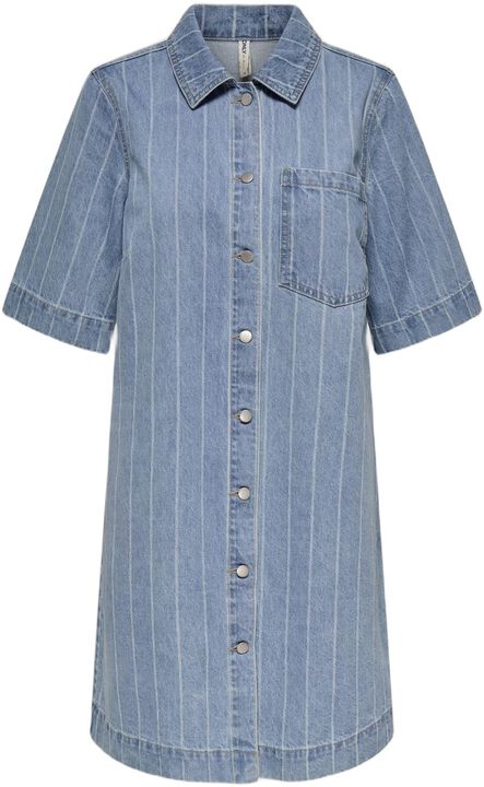 ONLASTA S/S STRIPE DNM DRESS GUA