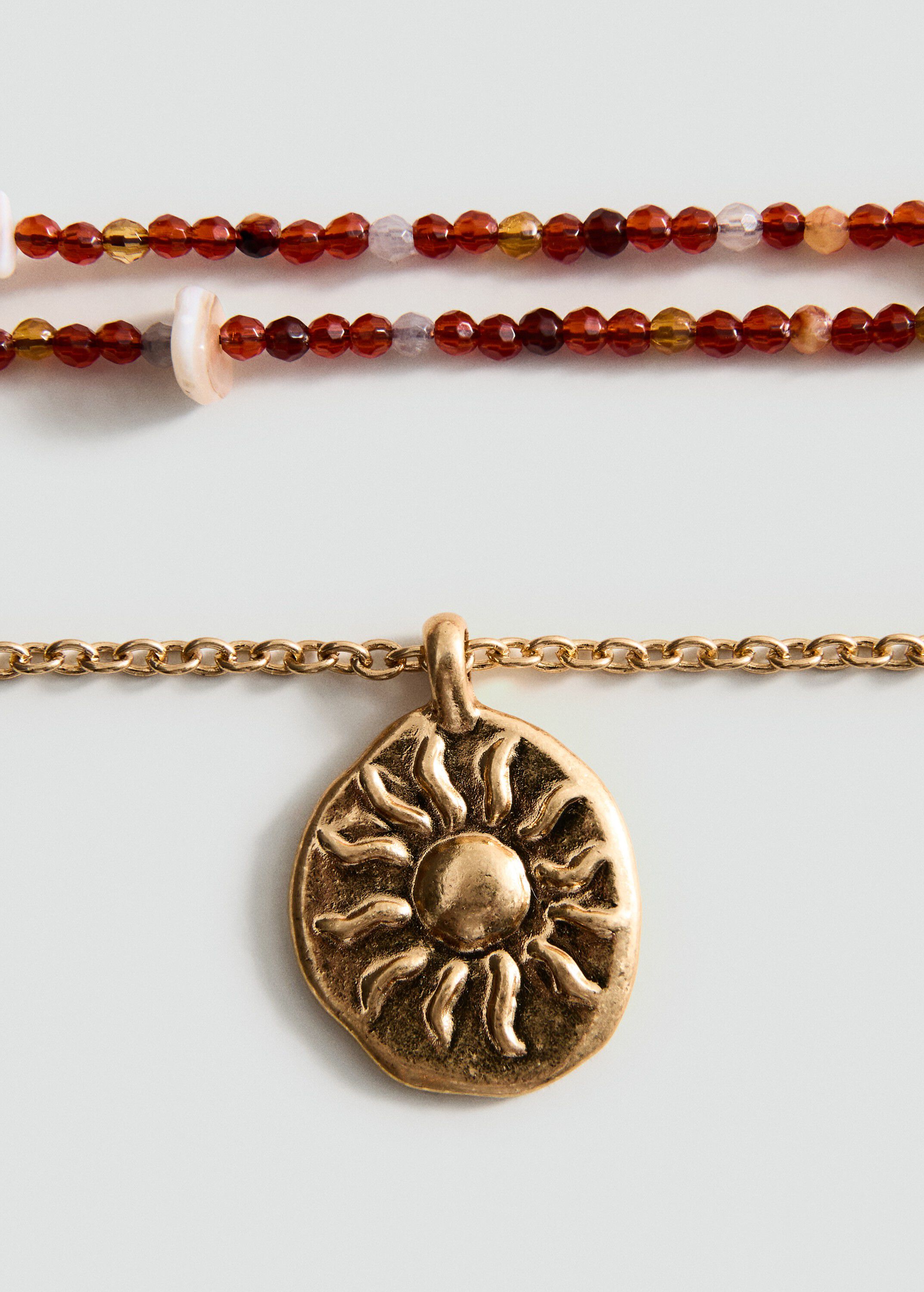 Set 2 combined necklaces
