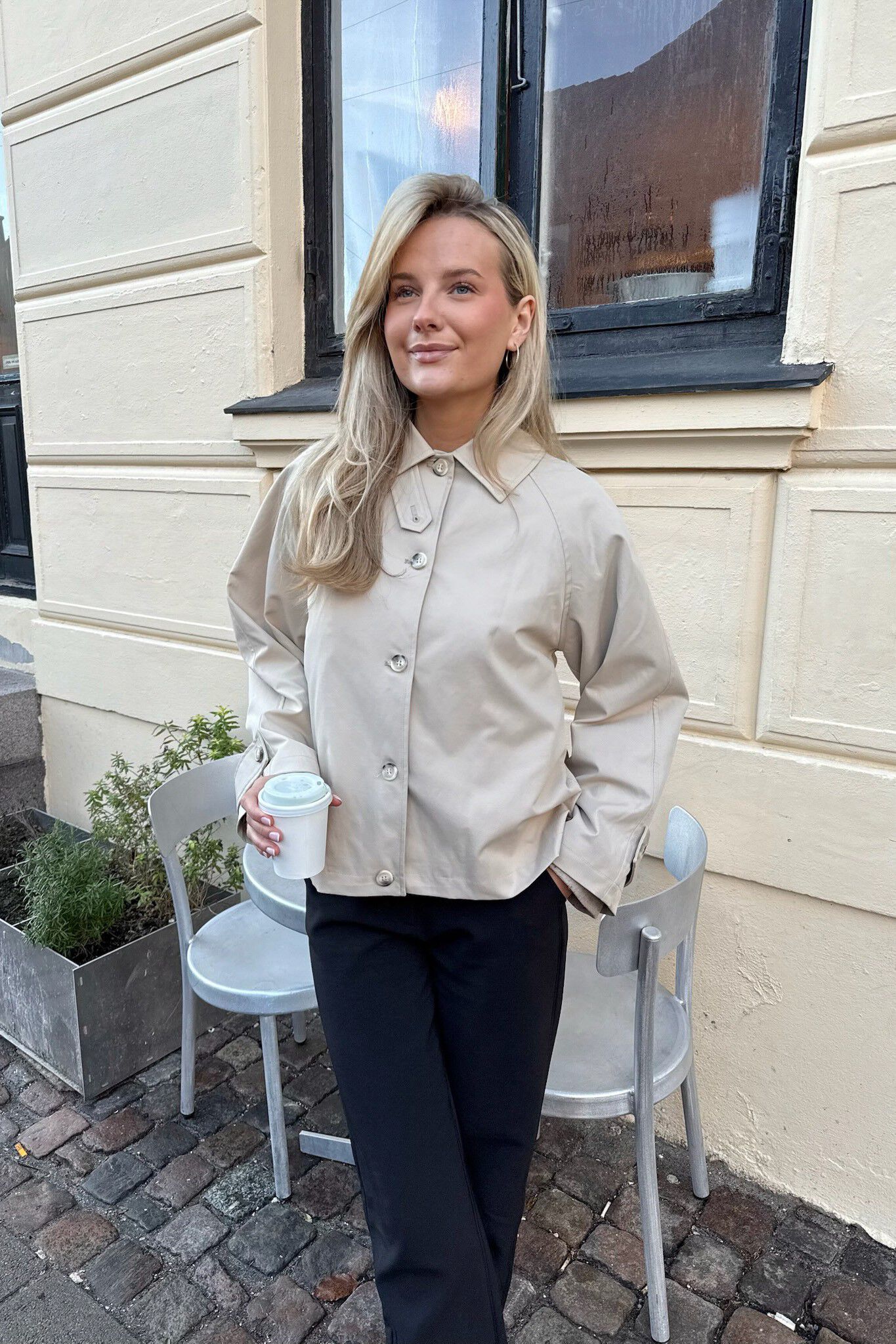 AvaIC Short Trenchcoat - Beige