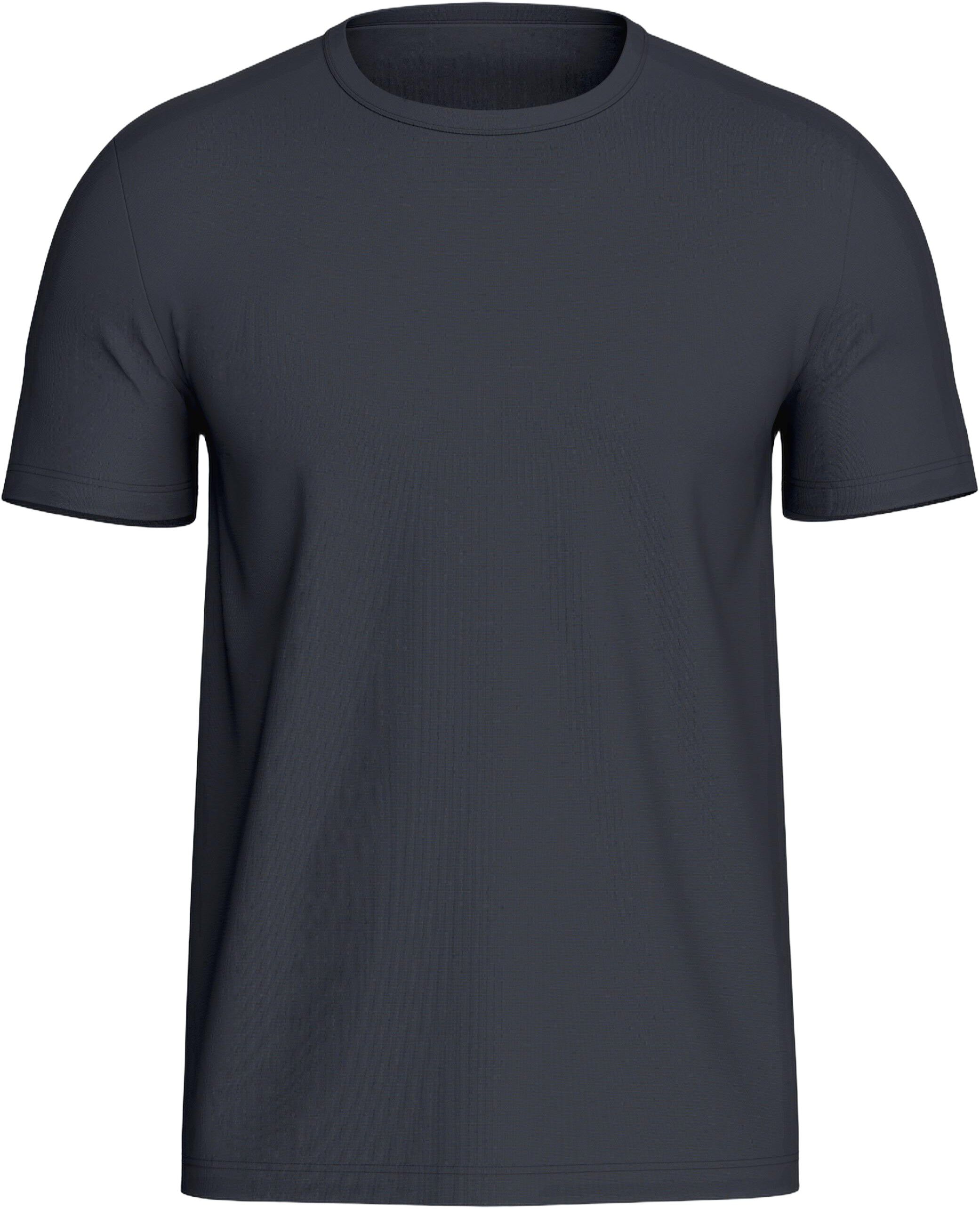 T-shirt med rund hals og korte &aelig;rmer