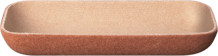 Storage tray -HERBA- Colour Rustic Brown & Tan Size S