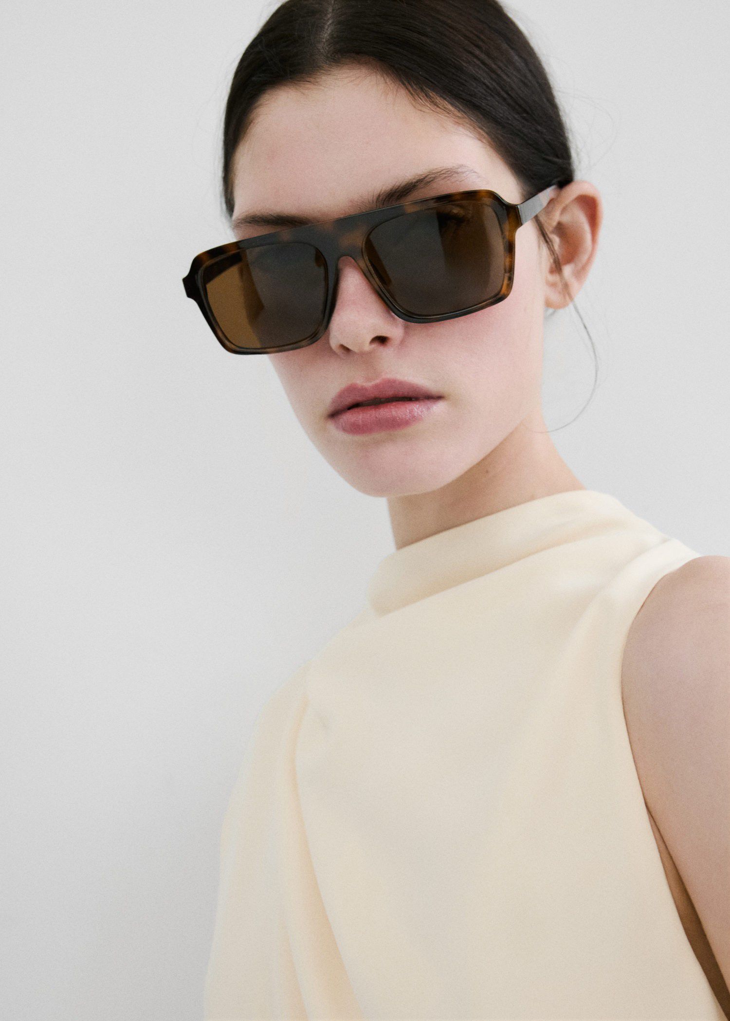 Asymmetric long jumpsuit