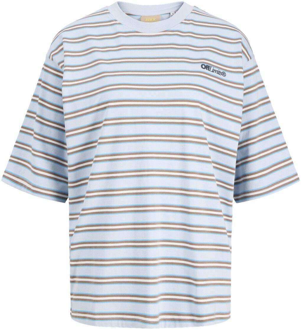JXRHEA LOOSE SS STRIPE TEE JRS