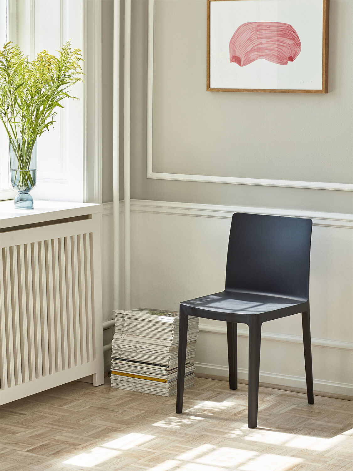 &Eacute;l&eacute;mentaire 4 leg base-Anthracite p