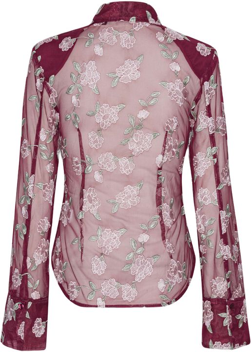 MESH FITTED SHIRT