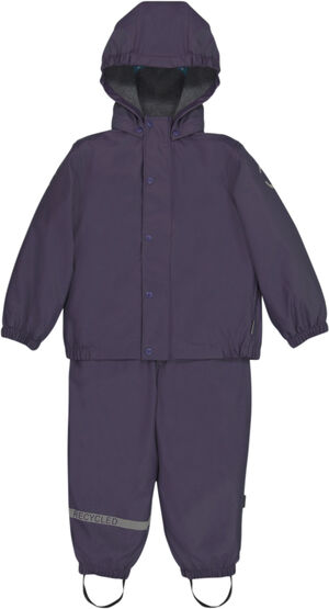 Pu Rain Set w. Fleece/Susp. 104 Recycled