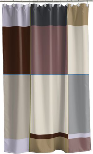 Badeforh&aelig;ng 180x200 Colour Block Rosewood