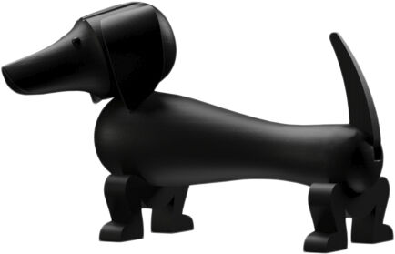 Gravhund lille m&oslash;rk bejdset eg