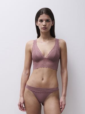 Floral Touch Wirefree triangle foam bra