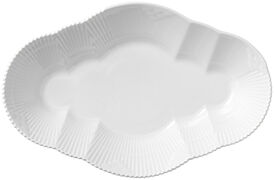 Hvid Elements 23 cm. fad