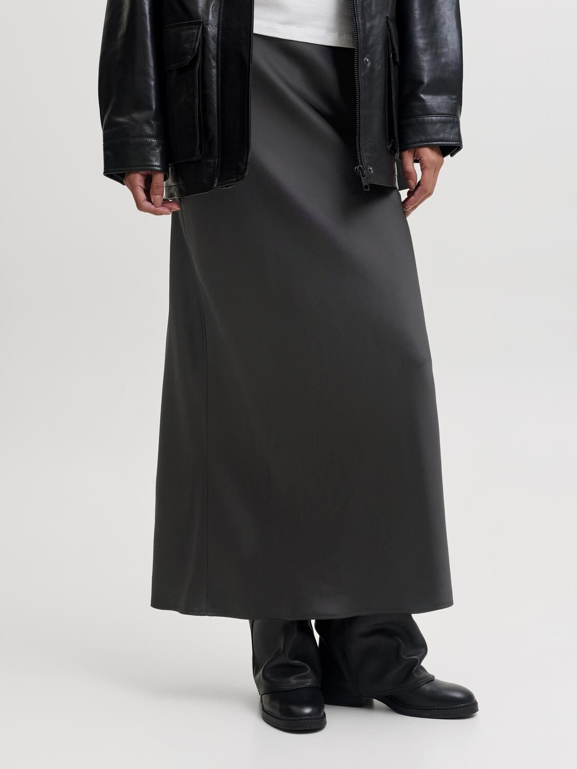 Jxtine Satin Skirt Wvn Sn