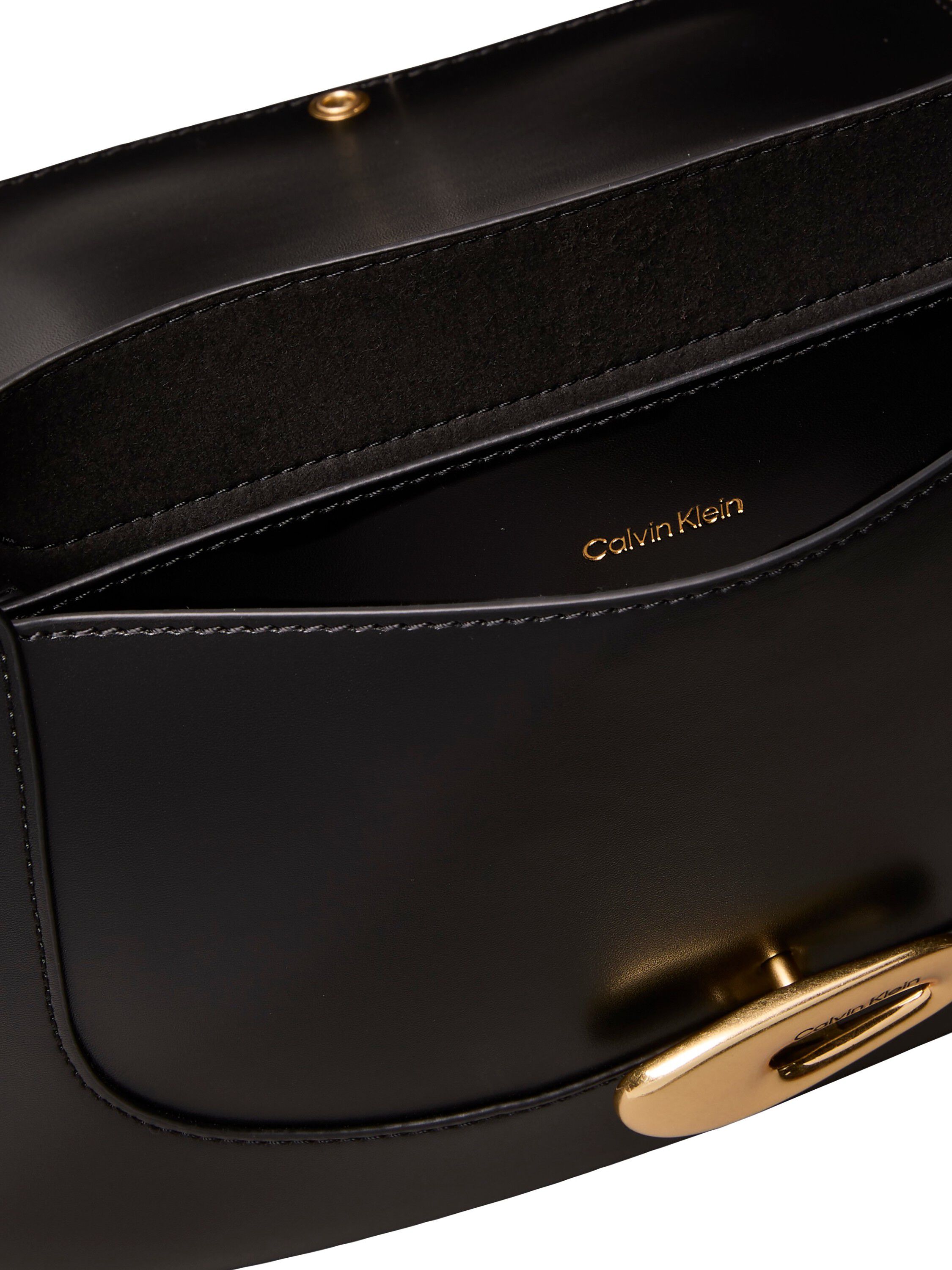 Engraved Medium Flap Crossbody Bag