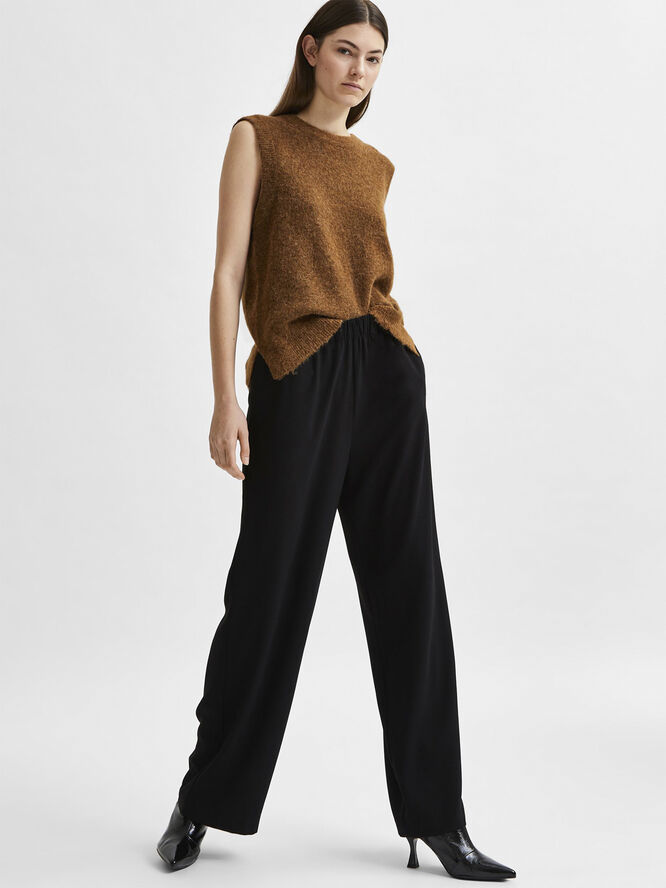SLFTINNI-RELAXED MW WIDE PANT N NOO