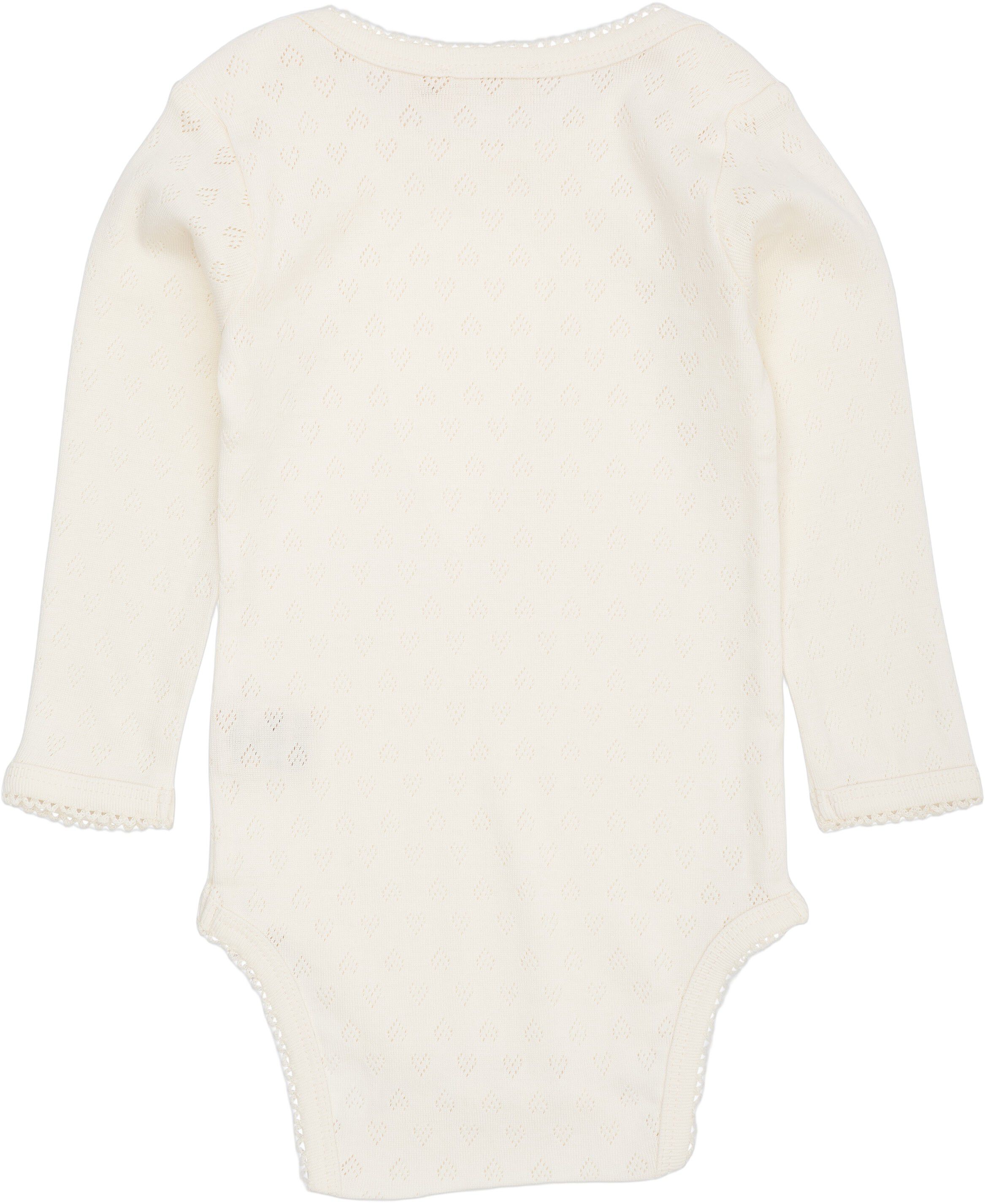 POINTELLE HEART LAPNECK BODY LS