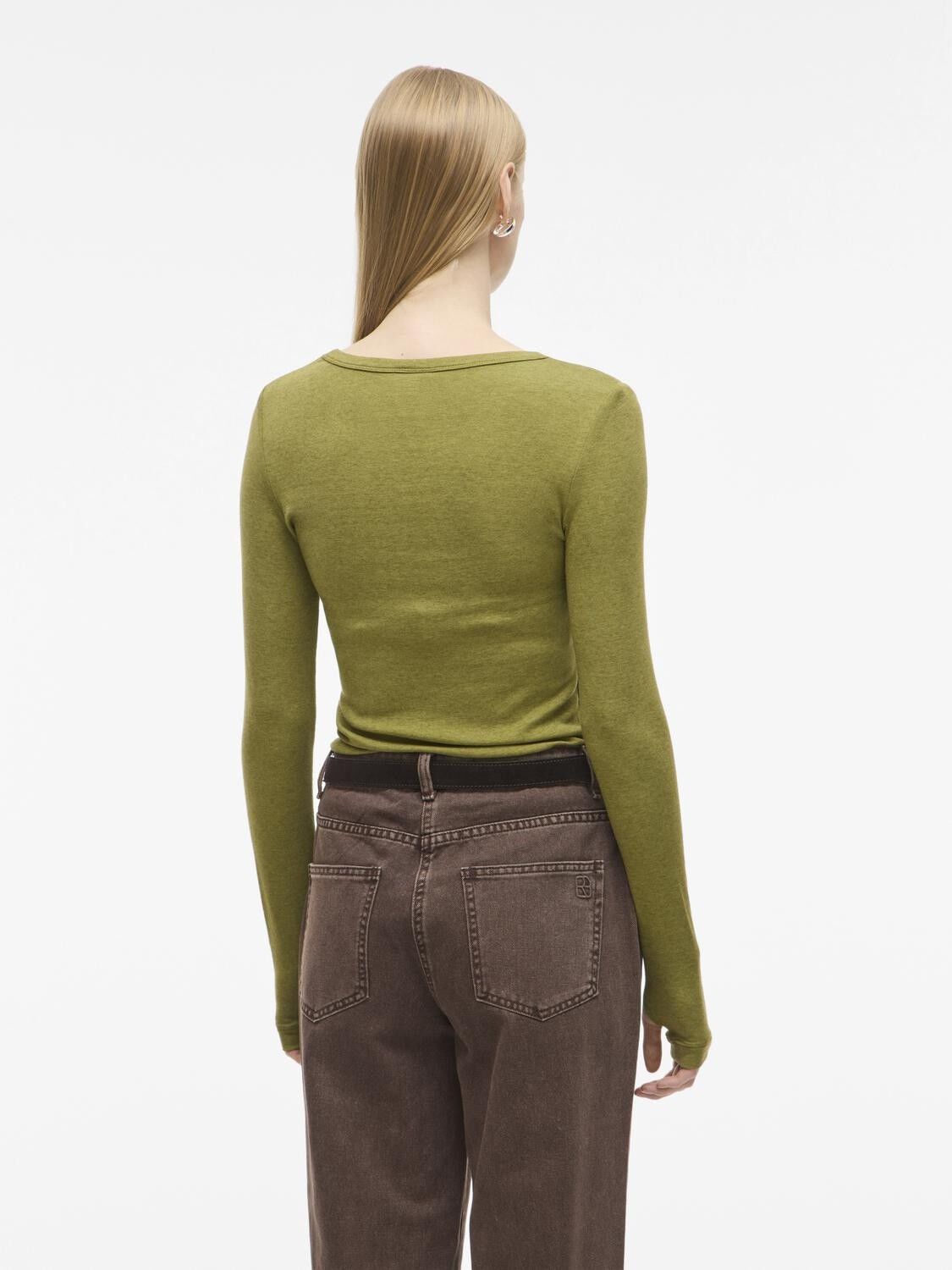 ROUMAPLE LS O-NECK TEE