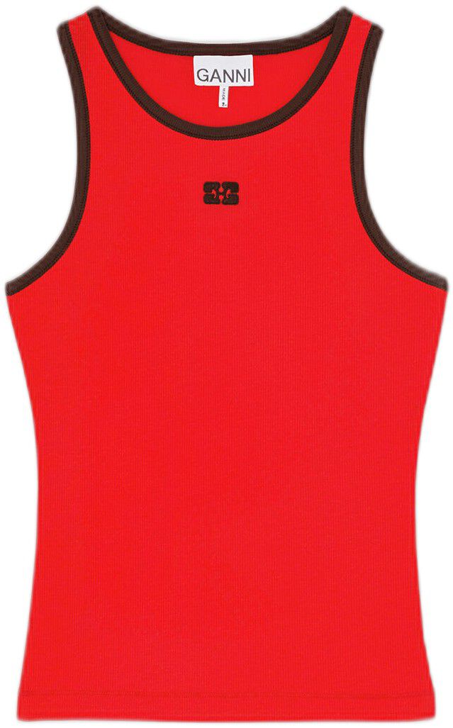 Soft cotton rib tank top