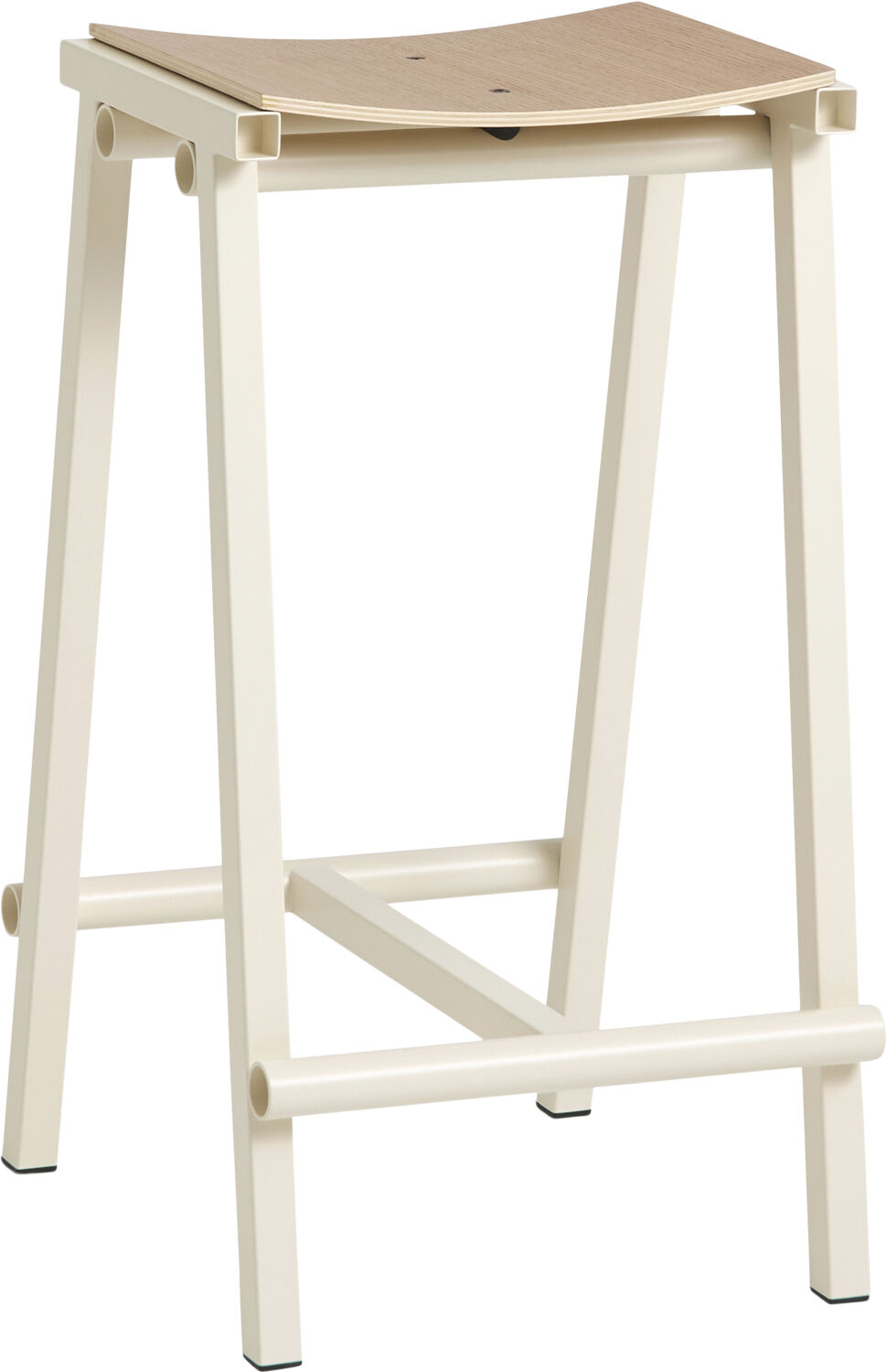 Taburete 8 Bar stool Low Eggshell p