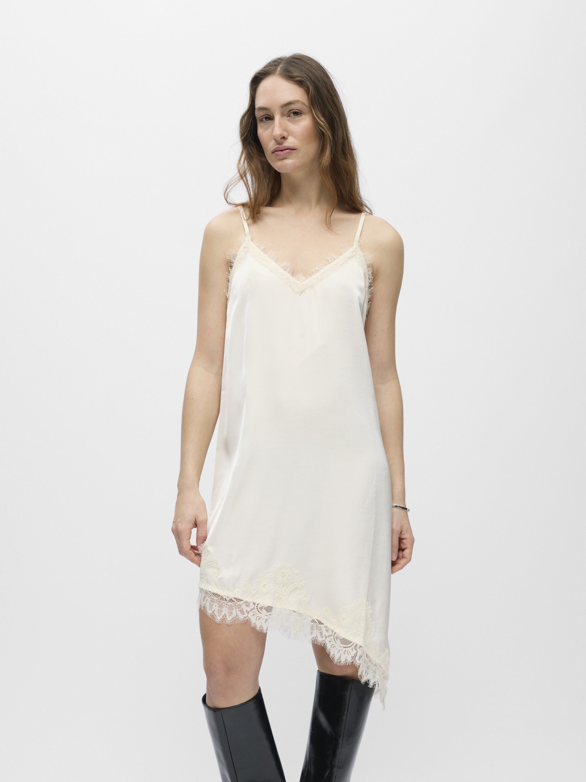 OBJNALINE REG SLIP LACE DRESS E VIP